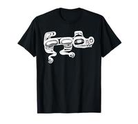 Sea Wolf Wasco Haida Pacific Northwest Coast Indian Tribal T-Shirt