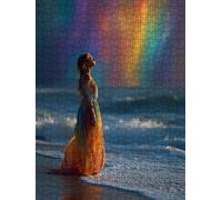 Sea Woman Jigsaw Puzzle 2000 Piece, Puzzles for Adults 2000, The Impossible Challenge, Jigsaw Puzzle Games Classic Educational, Wooden Puzzles, for Home Wall Decoration Gift FNKL1-239