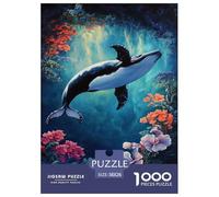 Sea World Jigsaw Puzzles Puzzle for Adults Kids. 1000 Pieces Animal Impossible Challenge Toy Educational Game Home Decoration for Adults& Kids Age 14 Years Up 38x26cm/1000pcs