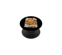 Sea Ya Later Reality Funny Cruise Retro PopSockets Adhesive PopGrip