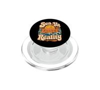 Sea Ya Later Reality Funny Cruise Retro PopSockets PopGrip for MagSafe