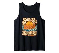 Sea Ya Later Reality Funny Cruise Retro Tank Top