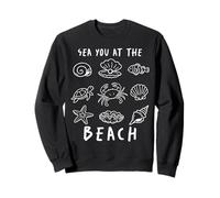Sea You At The Beach Ocean Marine Life Creatures Vacation Sweatshirt