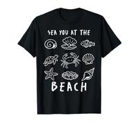 Sea You At The Beach Ocean Marine Life Creatures Vacation T-Shirt