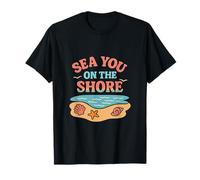 Sea You On The Shore Beach Squad Summer Graphic T-Shirt
