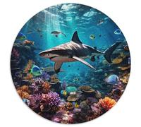 Seabed A School of Fish 1000 Piece Jigsaw Puzzle for Kids And Adults Ocean World Brainteasing Jigsaws Educational Games Creativity & Gift Giving 1000pcs (67.5x67.5cm)