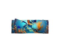 Seabed coral seahorseBow headband, patterned baby bow hair accessory, suitable for newborns, infants, and everyday wear