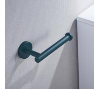 SEABEFORE Dark Green Toilet Paper Holder SUS304 Stainless Steel,Modern Round Tissue Roll Holders Wall Mount,6 inch TP Holder for Kitchen Washroom,Drilling,96006-6DKG