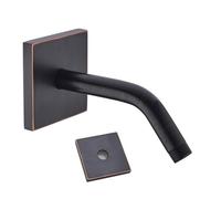 SEABEFORE Shower Arm with 3.5 Inch Large Flange,6 Inch 304 Stainless Steel Shower Extension Extender Pipe, Wall-Mounted for Fixed Bathroom Showerhead,Oil Rubbed Bronze Finish,SE-91018-6-ORB-SQ