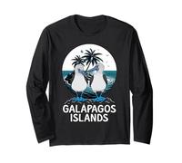 Seabirds Blue-footed Booby Galapagos Bird Long Sleeve T-Shirt