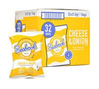 Seabrook Crinkle Cut Cheese & Onion Box: 32 Bags of Crisps