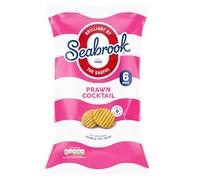 Seabrook Crinkle Cut Crisps Prawn Cocktail 6 Pack (6 x 25g)