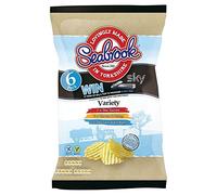 Seabrook Crinkle Cut Crisps - Variety (6x25g) - Pack of 6