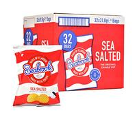 Seabrook Crinkle Cut Sea Salt Box: 32 Bags x 31.8g