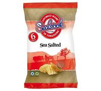 Seabrook Crinkle Cut Sea Salt Crisps 25g x 6 per Pack - Pack of 6