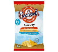 Seabrook Crinkle Cut Variety Crisps 25g x 6 per Pack - Pack of 2