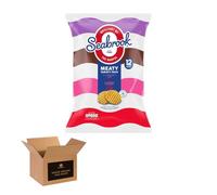 Seabrook Crisps Multipack - The Original Crinkle Cut Crisps | Meaty Classic Variety Pack | Snack Size Bags for Lunchboxes, Family Sharing & Traveling - 12 x 25g (Pack 1, Seabrook Meaty)