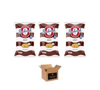 Seabrook Crispy Chips - Original Crinkle Cut Flavoured Crisps, Classic British Snack for Kids and Adults, Lunchbox, Movie Nights, Traveling - 6 Snack Bags (Pack 3, 6xBeefy)