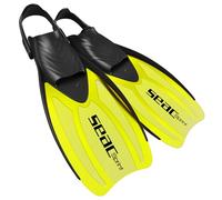 SEAC Adjustable Close Heel Fin - Yellow, Large/X-Large