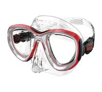 SEAC Afrodite, Low-Volume Dive Mask with 3 mm Tempered Lenses, Comfort Silicone Skirt, Adjustable 3D Buckle, Compatible with Optical Corrective Lenses (-1.0 to -6.0)