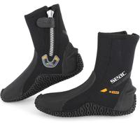 Seac Basic HD, 5 mm neoprene diving boots with side zip and semi-rigid sole