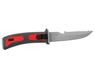 SEAC Bat, Scuba Diving Knife with Safety Grip, Stainless Steel 11.5 cm
