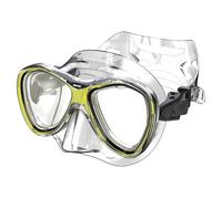 Seac Capri SLT, Snorkelling Mask for Adults and Kids, 2 Sizes, Ideal for Snorkelling in Phthalate-free Hypoallergenic Polymer, yellow, regular
