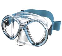 SEAC Chiara, Double-glazed Mask in Tempered Glass for Diving and Snorkeling with 3D Buckle, with Fabric or Silicone Headboard