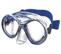 SEAC Chiara, Double-glazed Mask in Tempered Glass for Diving and Snorkeling with 3D Buckle, with Fabric or Silicone Headboard
