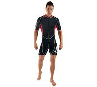 Seac Ciao Man, Shorty wetsuit, 2.5 mm Neoprene for Snorkelling, Multicolourd (Black/Red), XXL