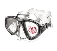 SEAC Clear - Dual-Lens Silicone Diving Mask | Antifog Low Volume Mask for Diving and Snorkeling