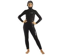 Seac Club Lady 5.0, 5 mm neoprene suit with integrated hood and Powertex protections in the shoulders, knees and lower back