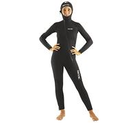 Seac Club Lady 5.0, 5 mm neoprene suit with integrated hood and Powertex protections in the shoulders, knees and lower back