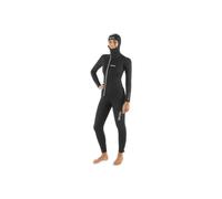 Seac Club Lady 7.0, 7 mm neoprene suit with integrated hood and Powertex protections in the shoulders, knees and lower back, XXL, black
