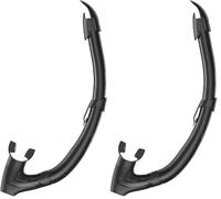 SEAC Fast, Snorkel for Scuba Diving and Snorkelling Activities with Purge Valve, Suitable for Adults (Pack of 2)