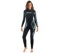 SEAC Feel Lady, One-Piece Ultra-Elastic 3 mm Neoprene Wetsuit with Back Zipper for Diving, Snorkelling and Freediving