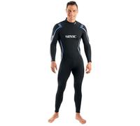SEAC Feel Man, One-Piece Ultra-Elastic 3 mm Neoprene Wetsuit with Back Zipper for Diving, Snorkelling and Freediving