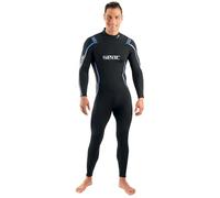 SEAC Feel Man, One-Piece Ultra-Elastic 3 mm Neoprene Wetsuit with Back Zipper for Diving, Snorkelling and Freediving