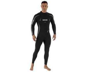SEAC Feel-S Man 3mm - Men’s wetsuit in 3 mm UltraStretch neoprene, with YKK back zipper, Flatlock stitching, and reinforced knee pads - Scuba diving, snorkeling, and freediving wetsuit