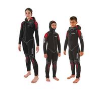 Seac First, one-piece wetsuit with integrated hood, for children and teenegers, 5 mm neoprene