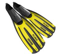 SEAC Fuga, Diving Fins for Scuba Diving, Snorkelling and freediving with Foot Pocket, yellow, 5.5/6.5UK