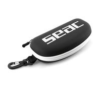 SEAC Goggle Case, Semi-Rigid Swim Goggle Case, with Snap Hook Attachment