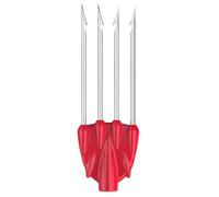 SEAC Killer 4P Long - Underwater 4-Prong Spearfishing Tip in Tempered Steel - Accessory for Spearguns - M7 Thread - Shockproof Nylon Body - Total Length 160 mm
