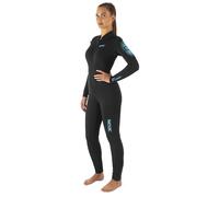 SEAC Liberty Long Lady 3 mm - One-Piece Women’s Wetsuit 3 mm without Hood - Durable Neoprene with Supratex Reinforcements on Knees, Shoulders and Back - Front and Ankle Zip - Colour-Coded Sizes