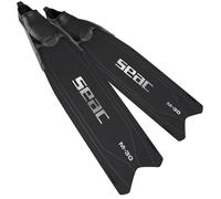 SEAC M-30 Freediving and Spearfishing Fins - Interchangeable Blade, Long High-Modulus Technopolymer Fins, Soft Two-Material Foot Pocket, Short Side Rails, 30° Angle, Also for Scuba Diving