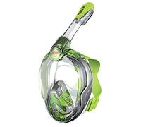 Seac Magica, Full Face Antifog Snorkelling Mask with Soft Facial Skirt, Exhalation Valve and Dry Snorkel Top