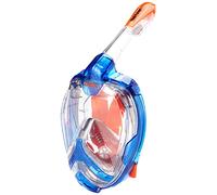 SEAC Magica, Full Face Antifog Snorkelling Mask with Soft Facial Skirt, Exhalation Valve and Dry Snorkel Top