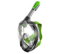 SEAC Magica, Full Face Antifog Snorkelling Mask with Soft Facial Skirt, Exhalation Valve and Dry Snorkel Top