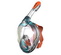 Seac Magica, Full Face Antifog Snorkelling Mask with Soft Facial Skirt, Exhalation Valve and Dry Snorkel Top