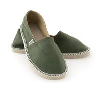 Seac Malaga, Canvas Shoes Espadrilles for Men and Women, green, 11.5